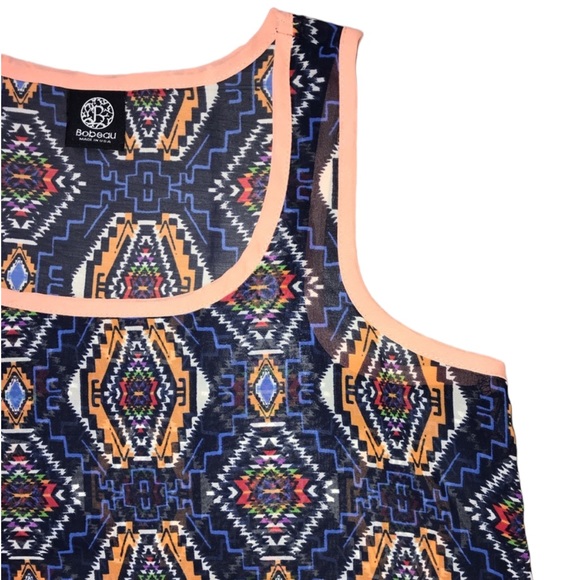 NWOT Bobeau Sleeveless Semi Sheer Tank Blouse Size Small - Picture 2 of 9